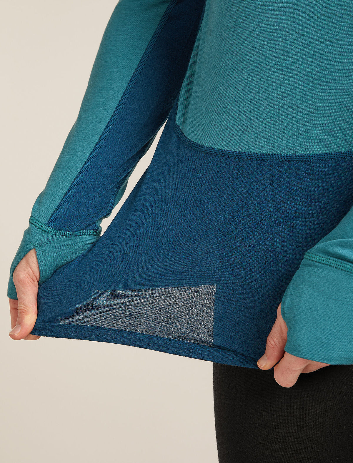 Chandail demi-zippé thermique à manches longues ZoneKnit™ Merino 200 Men's Atlantis/Topaz - 9