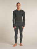 Men's Merino 260 ZoneKnit™ Long Sleeve Crewe Thermal Top Jet Heather - 3