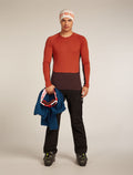 Men's Merino 260 ZoneKnit™ Long Sleeve Crewe Thermal Top Java/Agate - 4