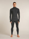 Men's Merino 260 ZoneKnit™ Long Sleeve Half Zip Thermal Top Jet Heather - 3