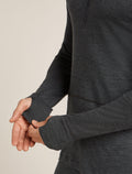 Men's Merino 260 ZoneKnit™ Long Sleeve Half Zip Thermal Top Jet Heather - 5