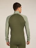 Men's Merino 260 ZoneKnit™ Long Sleeve Half Zip Thermal Top Loden/Lichen - 2