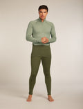 Men's Merino 260 ZoneKnit™ Long Sleeve Half Zip Thermal Top Loden/Lichen - 3