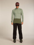 Men's Merino 260 ZoneKnit™ Long Sleeve Half Zip Thermal Top Loden/Lichen - 4