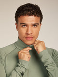 Men's Merino 260 ZoneKnit™ Long Sleeve Half Zip Thermal Top Loden/Lichen - 7