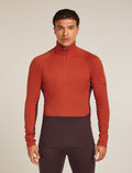 Men's Merino 260 ZoneKnit™ Long Sleeve Half Zip Thermal Top Java/Agate - 1