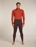 Men's Merino 260 ZoneKnit™ Long Sleeve Half Zip Thermal Top Java/Agate - 3