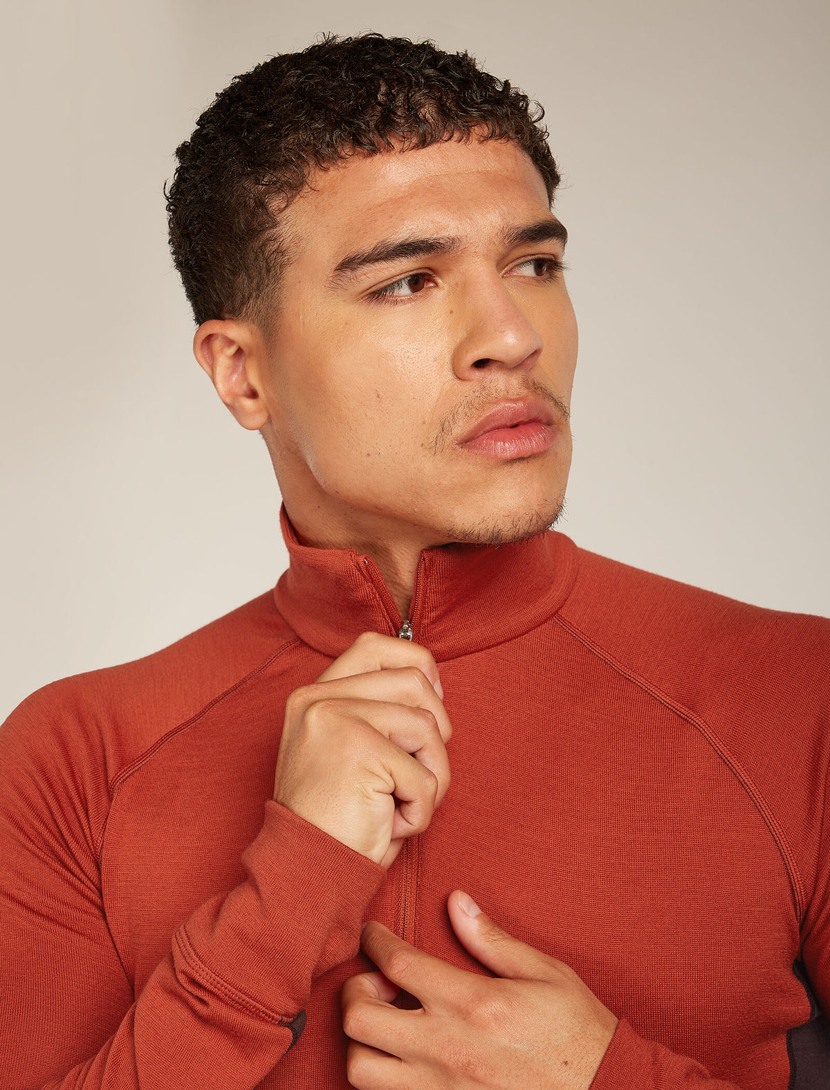 Men's Merino 260 ZoneKnit™ Long Sleeve Half Zip Thermal Top Java/Agate - 7