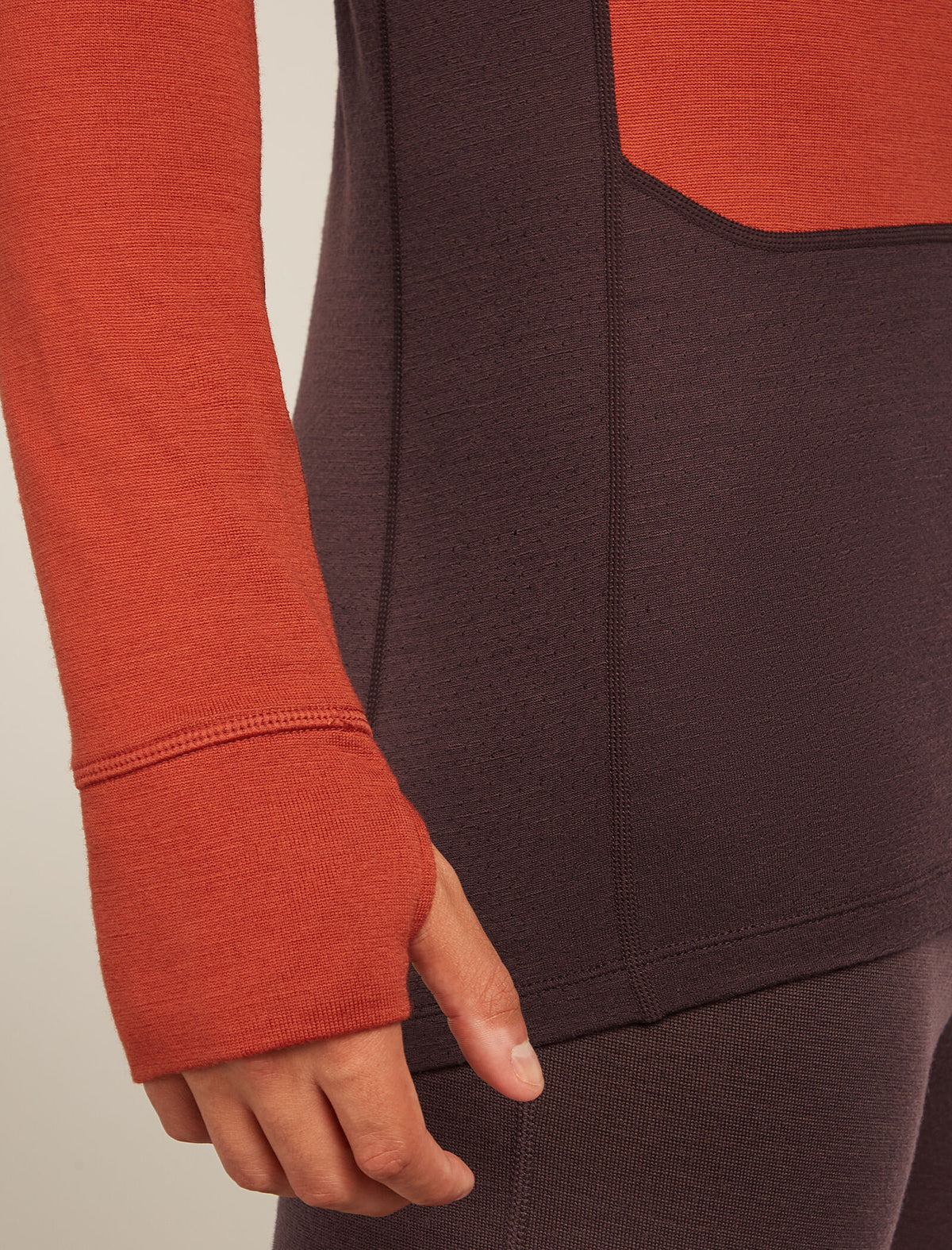 Men's Merino 260 ZoneKnit™ Long Sleeve Half Zip Thermal Top Java/Agate - 8