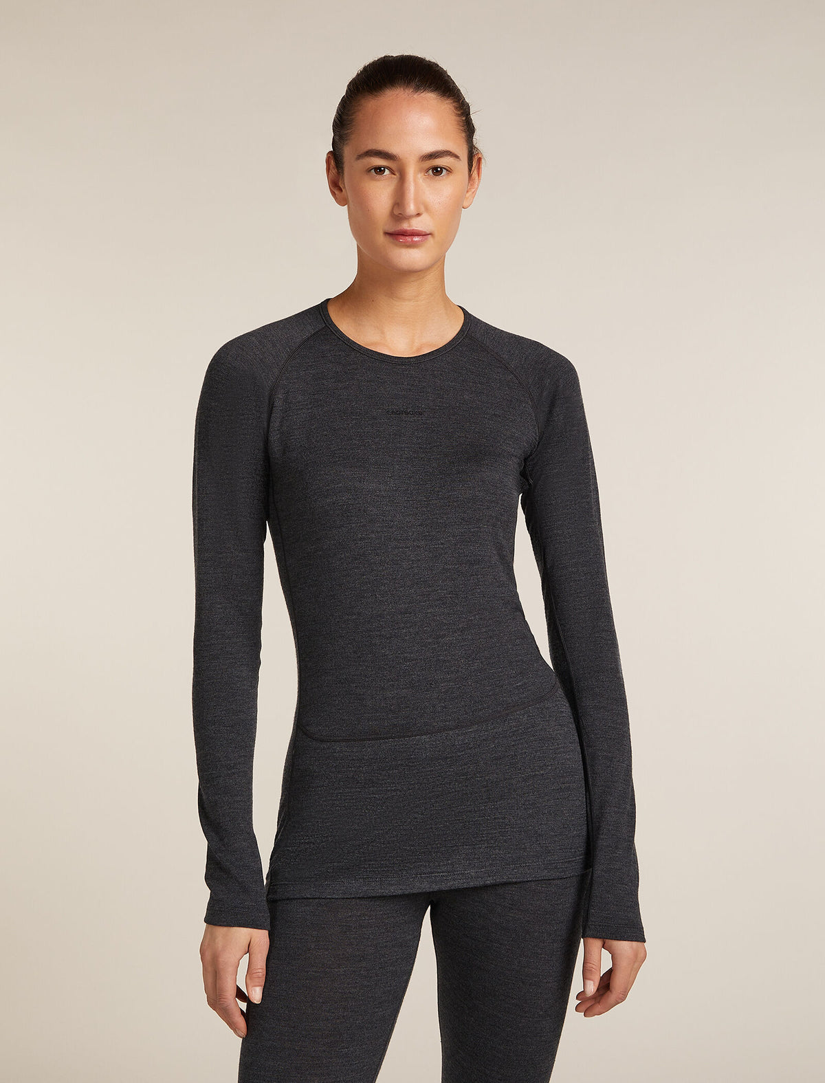 Chandail thermique à manches longues ZoneKnit™ Merino 260 Femme Jet Heather - 1