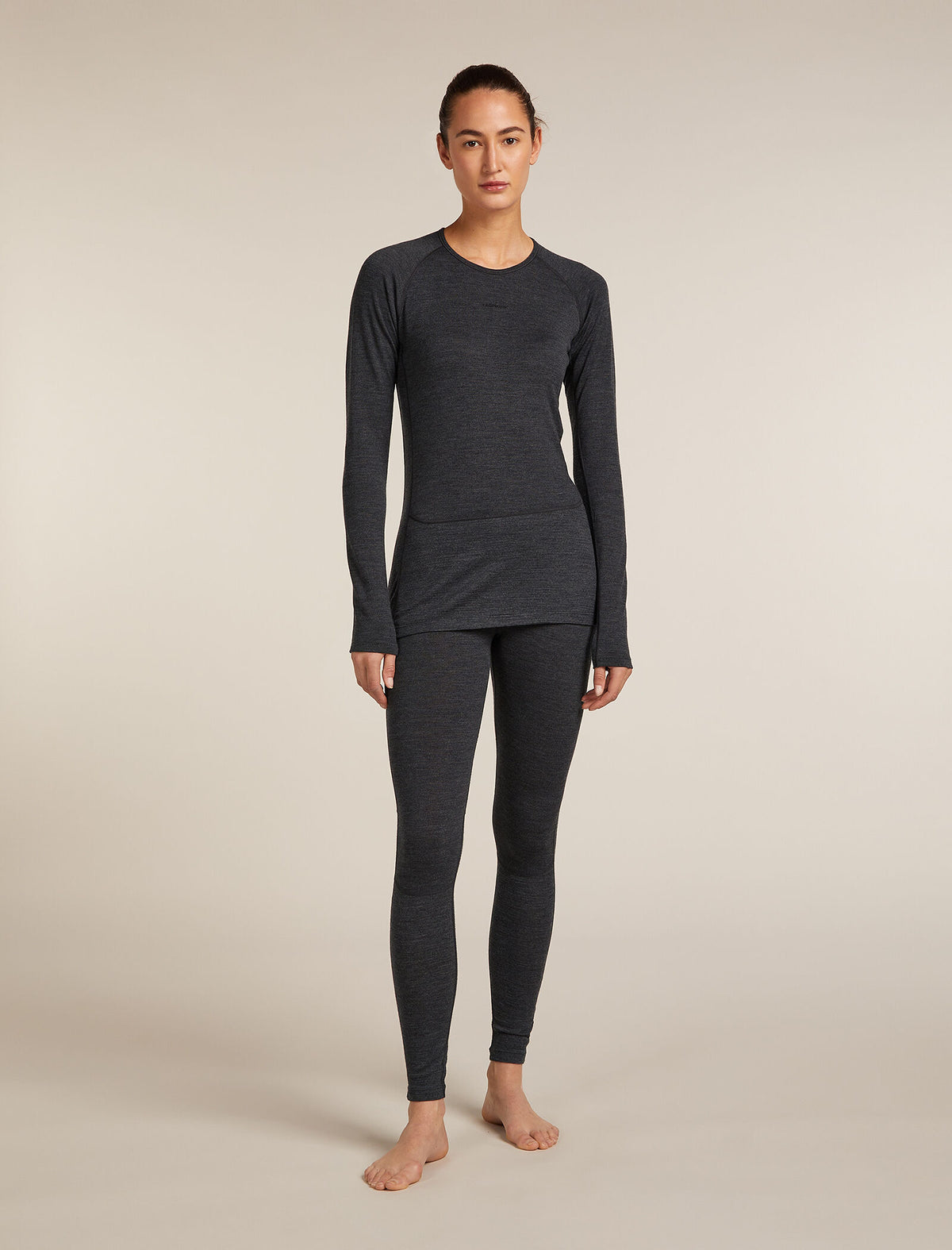 Chandail thermique à manches longues ZoneKnit™ Merino 260 Femme Jet Heather - 3
