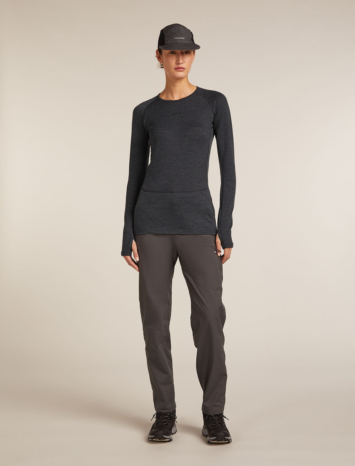 Chandail thermique à manches longues ZoneKnit™ Merino 260 Femme Jet Heather - 4