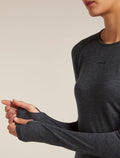 Chandail thermique à manches longues ZoneKnit™ Merino 260 Femme Jet Heather - 6