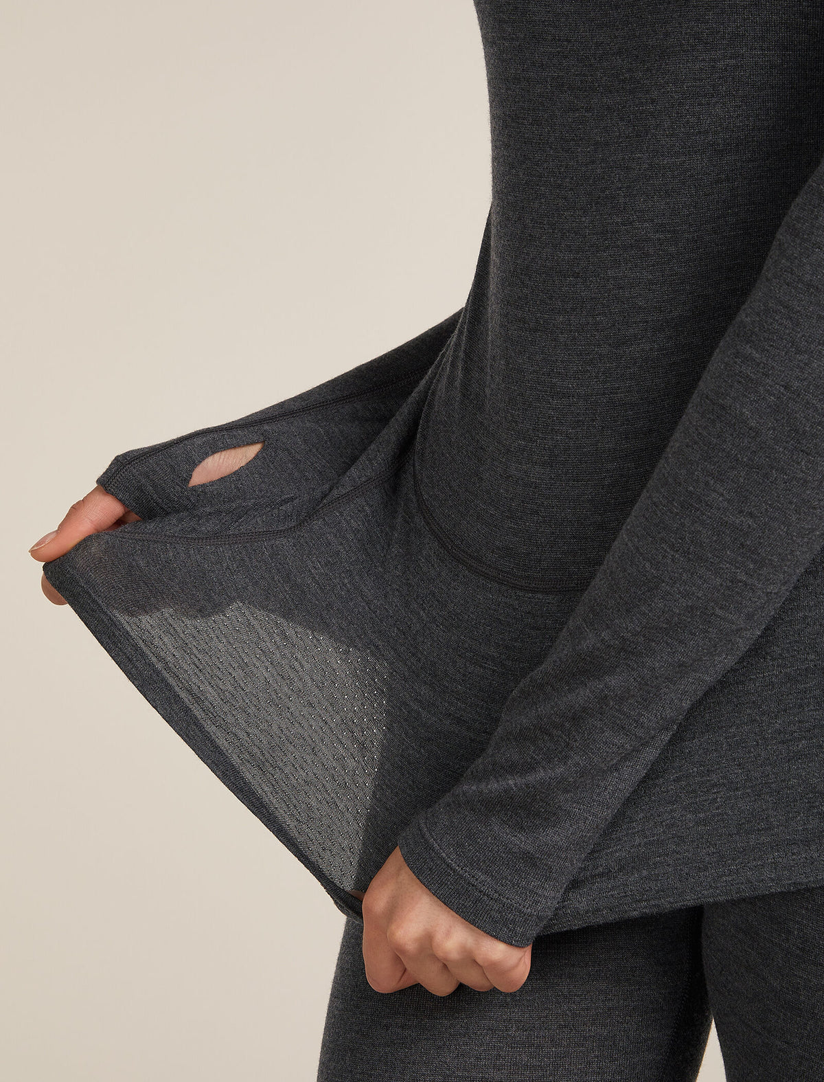 Chandail thermique à manches longues ZoneKnit™ Merino 260 Femme Jet Heather - 9