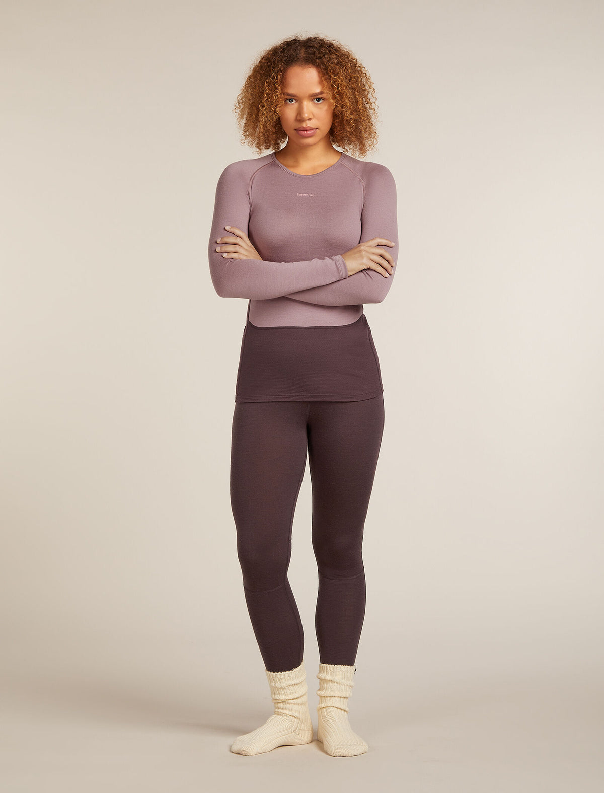 Chandail thermique à manches longues ZoneKnit™ Merino 260 Femme Java/Summit - 10