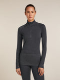 Women's Merino 260 ZoneKnit™ Long Sleeve Half Zip Thermal Top Jet Heather - 1