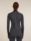 Women's Merino 260 ZoneKnit™ Long Sleeve Half Zip Thermal Top Jet Heather - 2