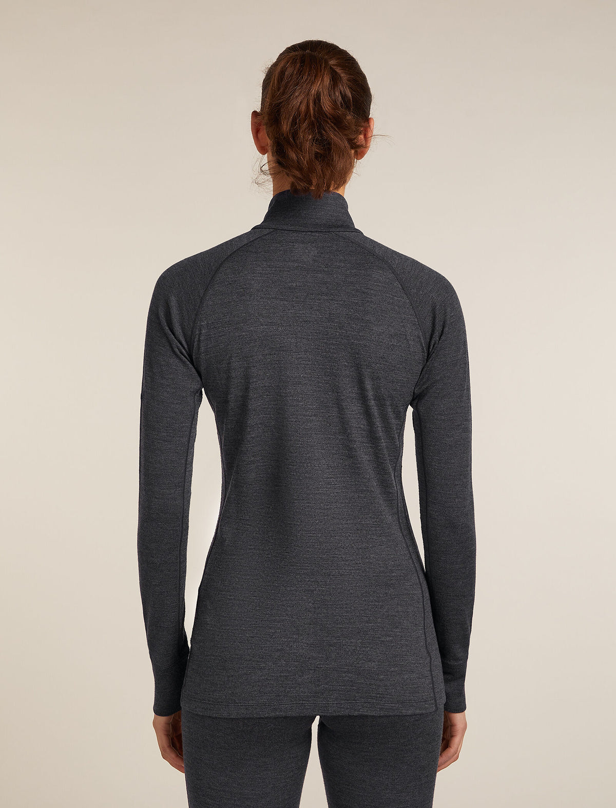 Women's Merino 260 ZoneKnit™ Long Sleeve Half Zip Thermal Top Jet Heather - 2