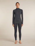 Women's Merino 260 ZoneKnit™ Long Sleeve Half Zip Thermal Top Jet Heather - 3