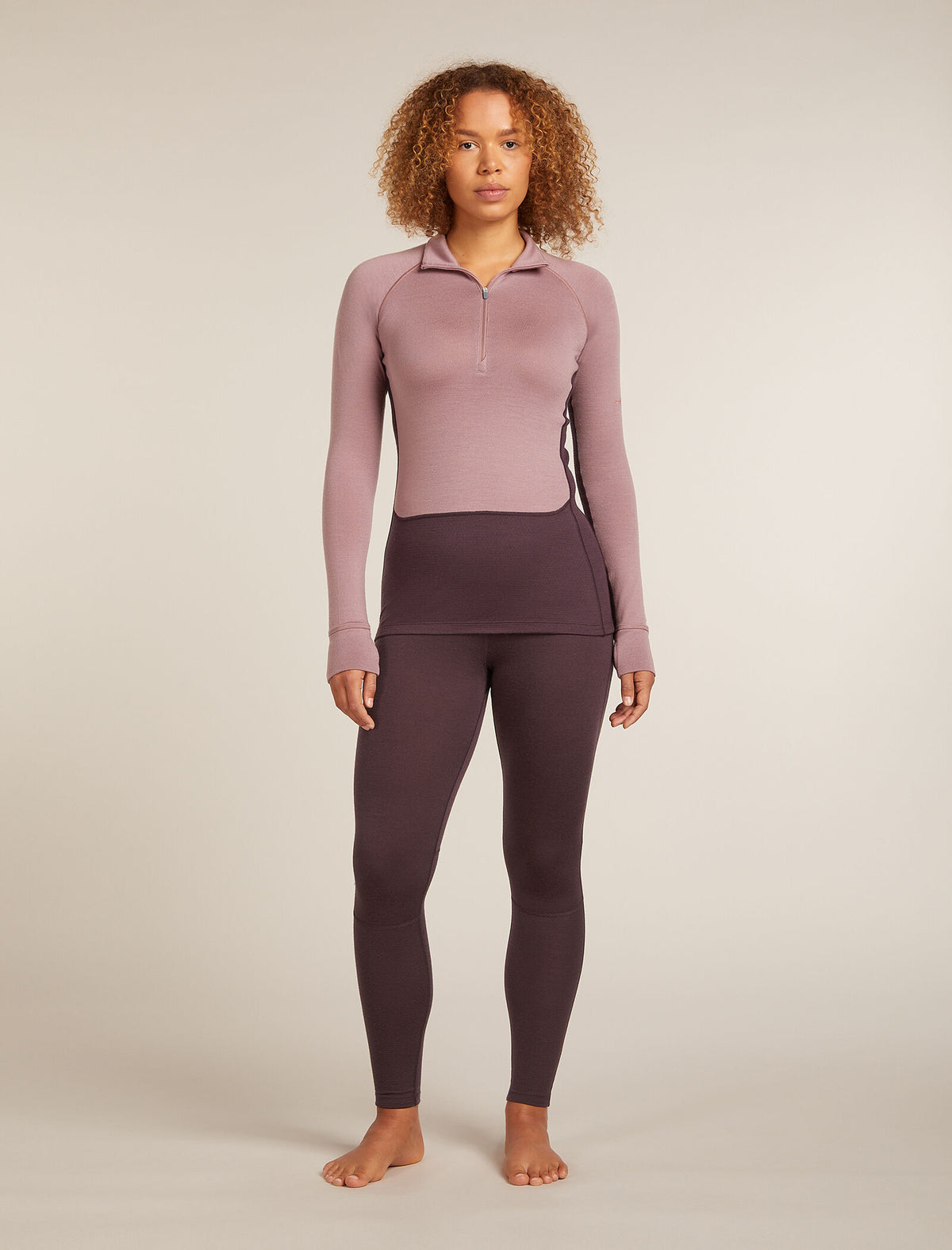 Chandail demi-zippé thermique à manches longues ZoneKnit™ Merino 260 Femme Java/Summit - 3