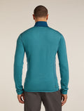 Veste zippée à manches longues Descender RealFleece™ 300 en mélange de mérinos Men's Topaz/Atlantis - 2