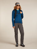 Women's Merino Blend 300 RealFleece™ Descender Long Sleeve Zip Jacket Atlantis - 4