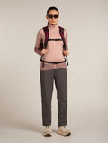 Women's Merino Blend 300 RealFleece™ Descender Long Sleeve Zip Jacket Summit/Blush - 4
