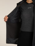 Women's Merino Blend 300 RealFleece™ Descender Long Sleeve Zip Hoodie Black - 10