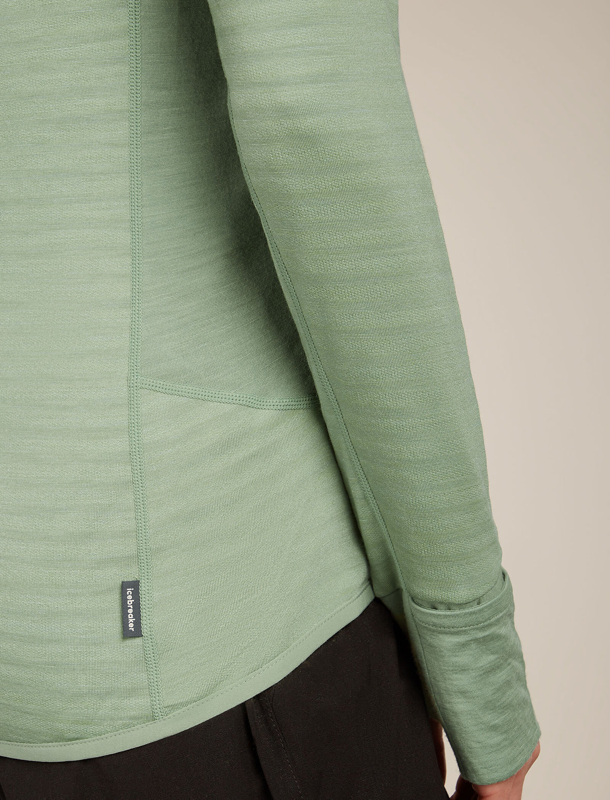 Women's Merino Blend 300 RealFleece™ Descender Long Sleeve Zip Hoodie Seaglass - 10
