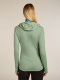 Women's Merino Blend 300 RealFleece™ Descender Long Sleeve Zip Hoodie Seaglass - 2