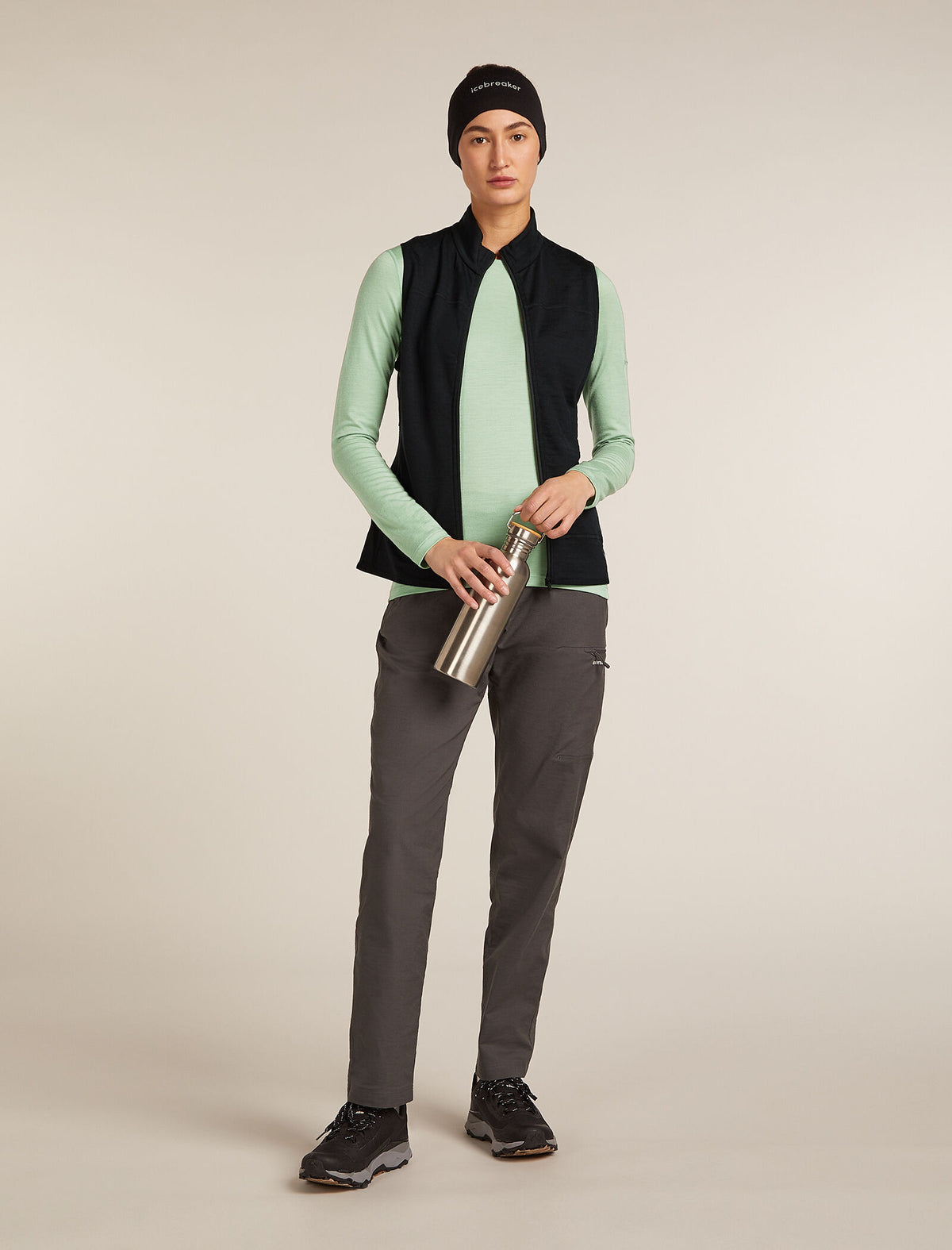 Women's Merino Blend 300 RealFleece™ Descender Vest Black - 4