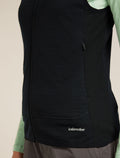 Women's Merino Blend 300 RealFleece™ Descender Vest Black - 5