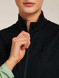 Women's Merino Blend 300 RealFleece™ Descender Vest Black - 6