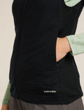 Women's Merino Blend 300 RealFleece™ Descender Vest Black - 7