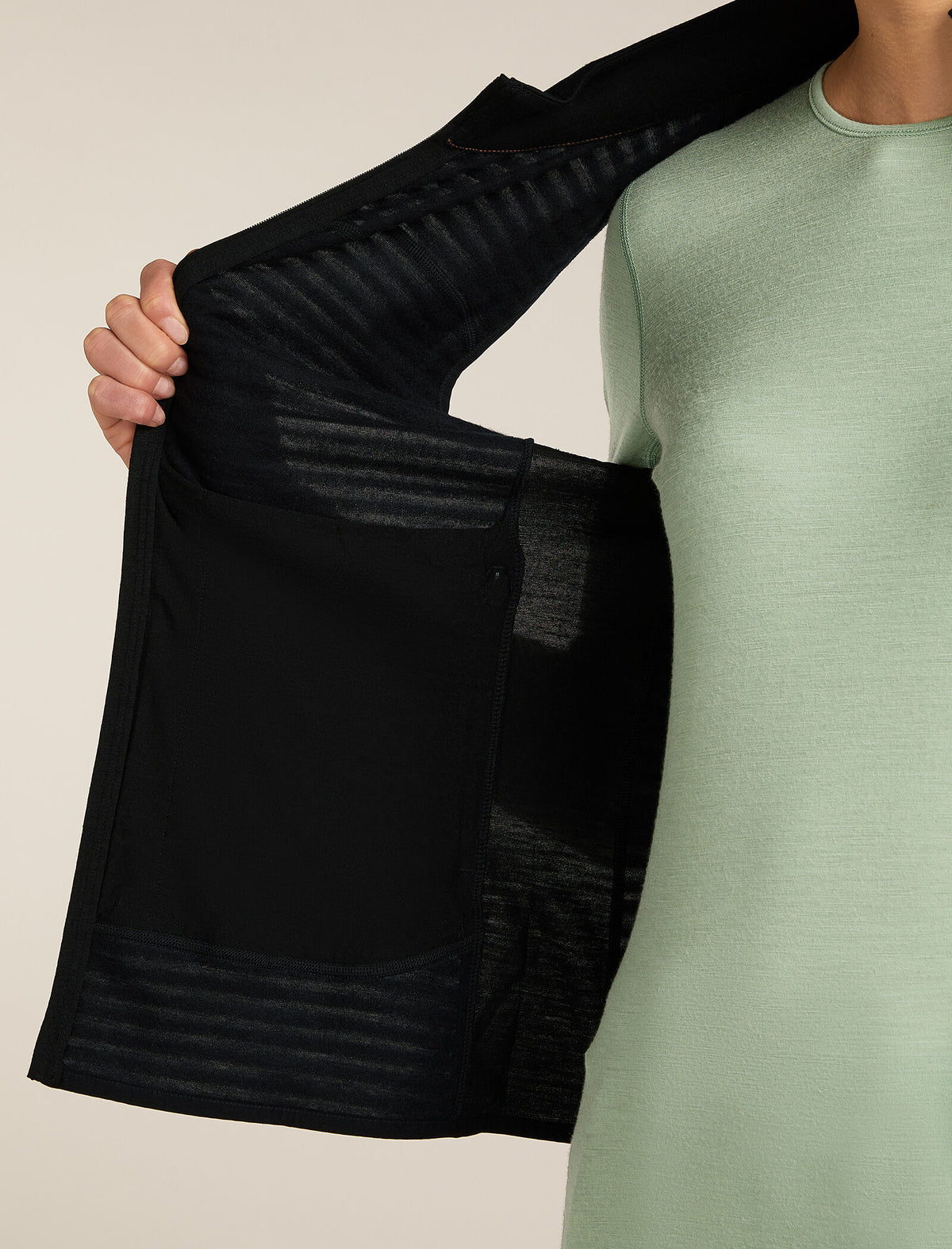Women's Merino Blend 300 RealFleece™ Descender Vest Black - 8