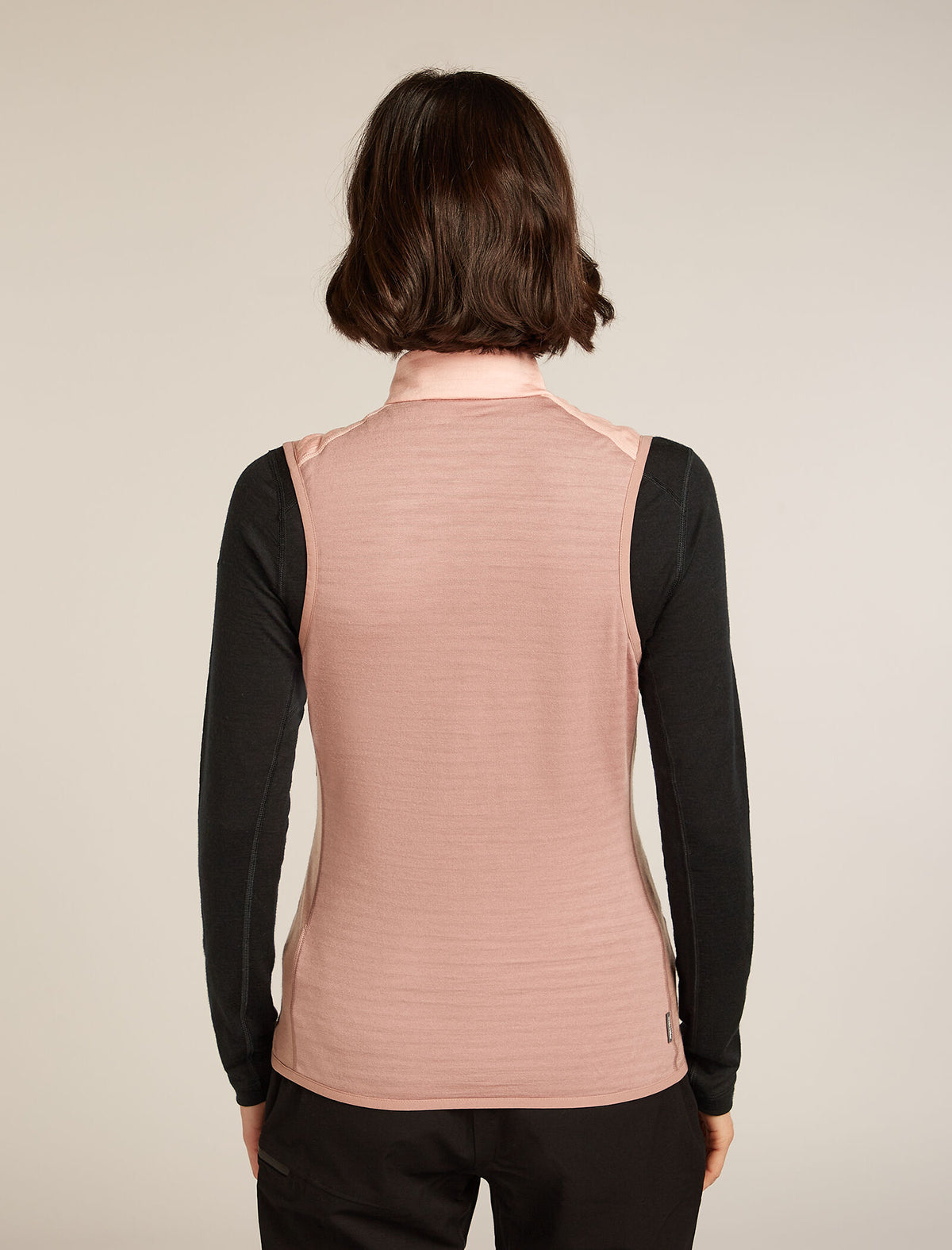 Women's Merino Blend 300 RealFleece™ Descender Vest Summit/Blush - 2