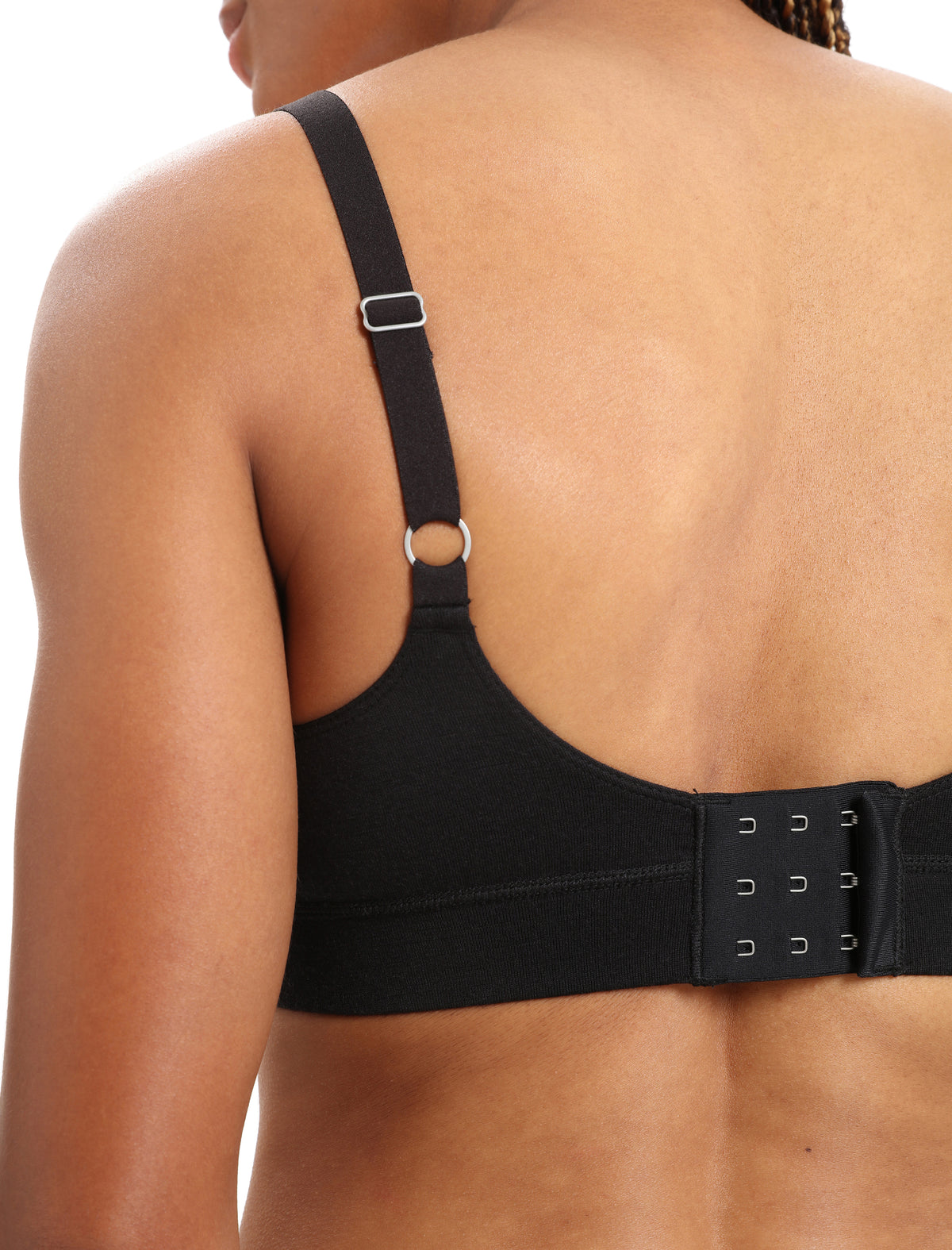 Women's Queens Clasp Bra Black - 5