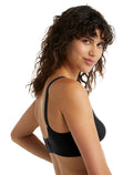 Women's Queens Clasp Bra Black - 6
