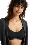 Women's Queens Clasp Bra Black - 8