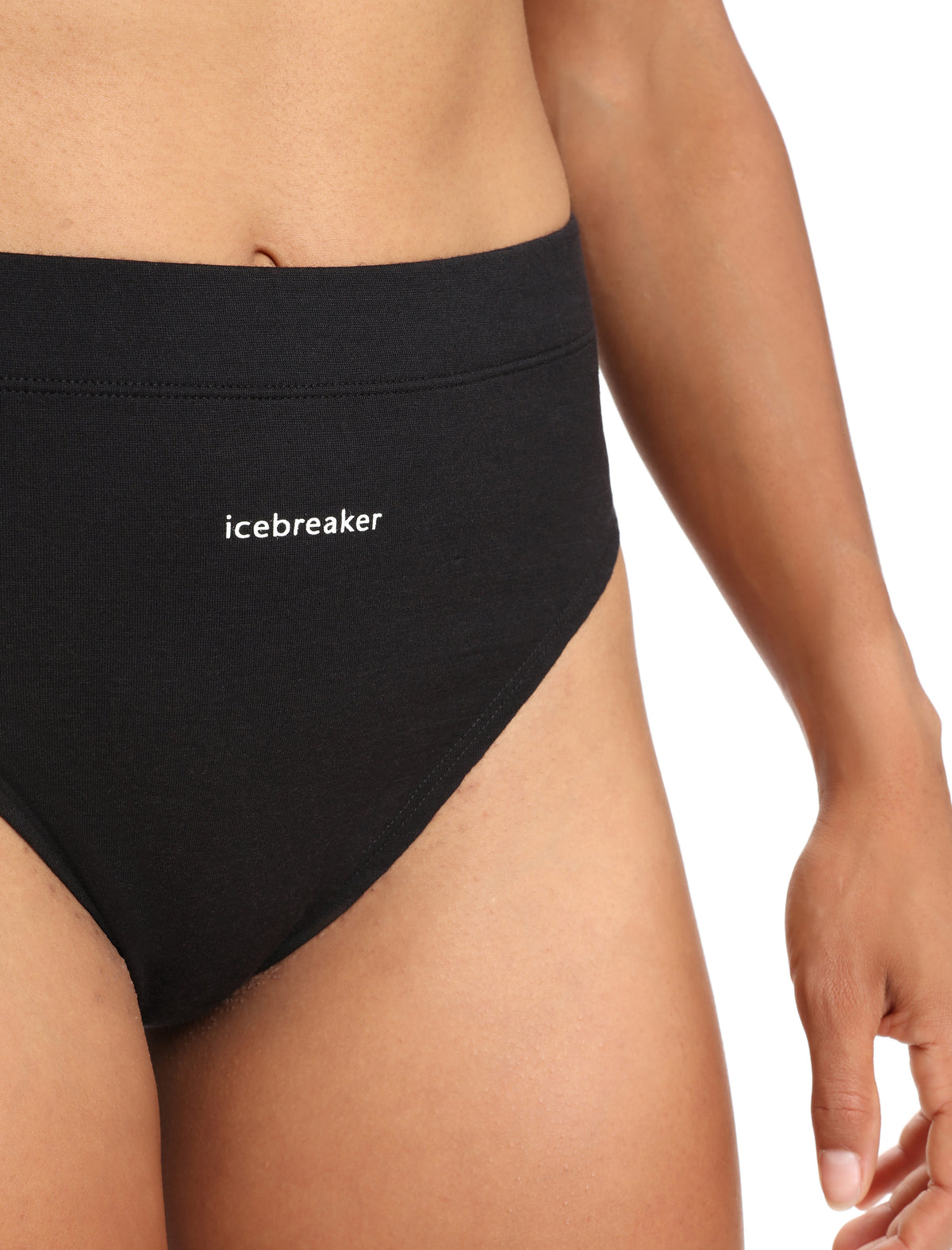 Women's Queens High Cut Brief Black - 4