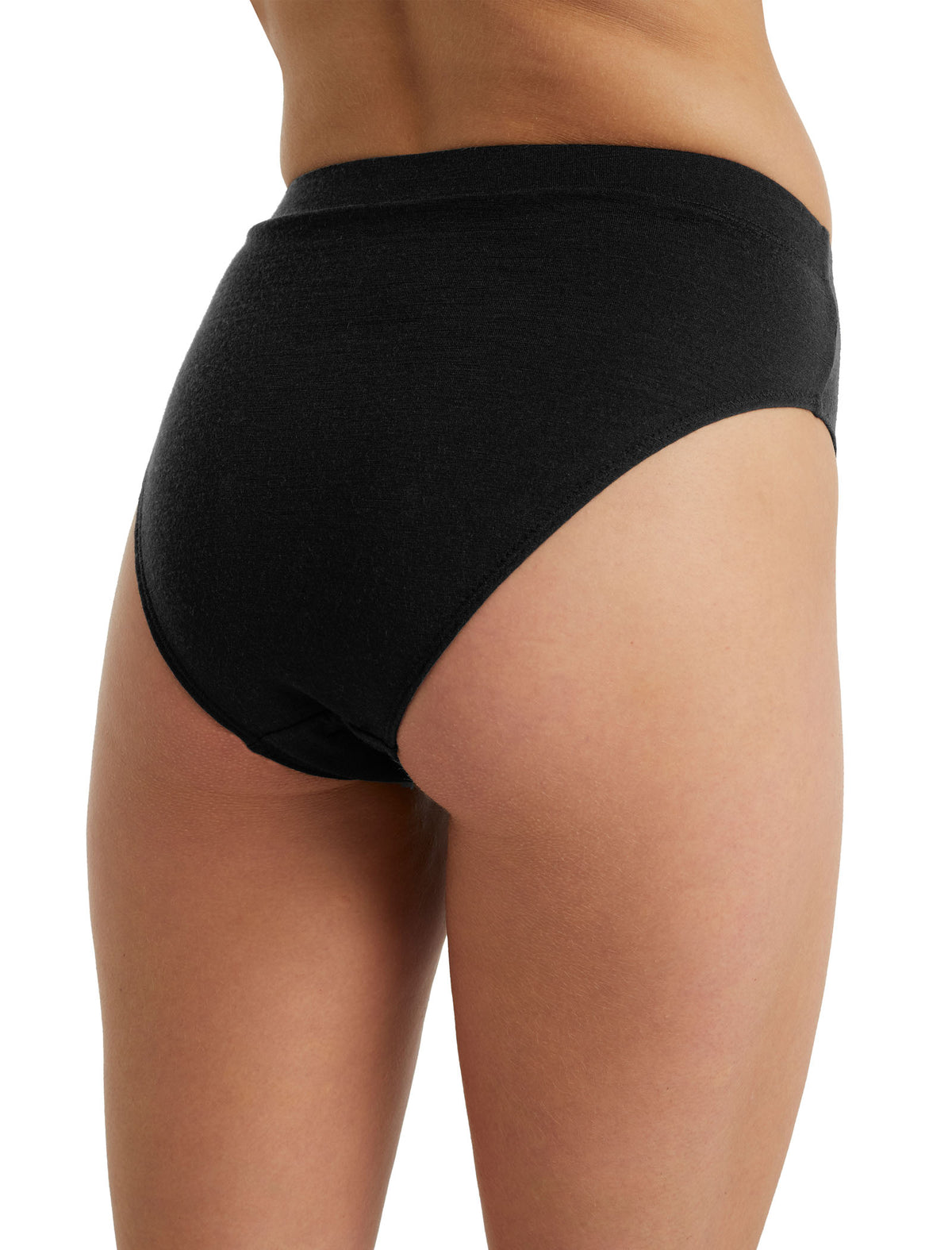 Women's Queens High Cut Brief Black - 7