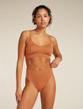 Women's Queens High Cut Brief Dusty clay - 1