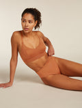 Women's Queens High Cut Brief Dusty clay - 4