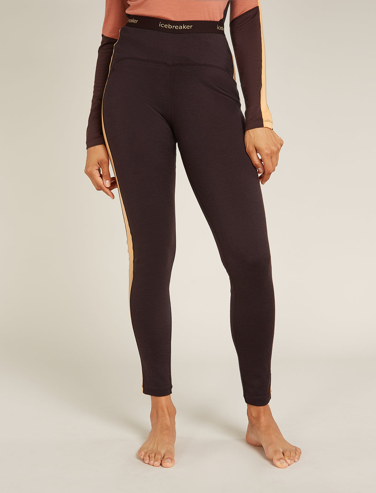 Women's Merino 200 Sonebula Thermal Leggings Bittersweet/Feldspar - 1