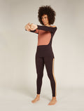 Women's Merino 200 Sonebula Thermal Leggings Bittersweet/Feldspar - 4