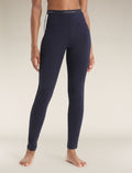 Women's Merino 200 Sonebula Thermal Leggings Midnight Navy/Snow - 1