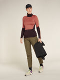 Women's 200 Sonebula Long Sleeve High Neck Thermal Top Bittersweet - 5