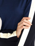 Women's 200 Sonebula Long Sleeve High Neck Thermal Top Midnight Navy/Royal Navy - 9