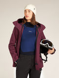 Women's 200 Sonebula Long Sleeve High Neck Thermal Top Midnight Navy/Royal Navy - 5