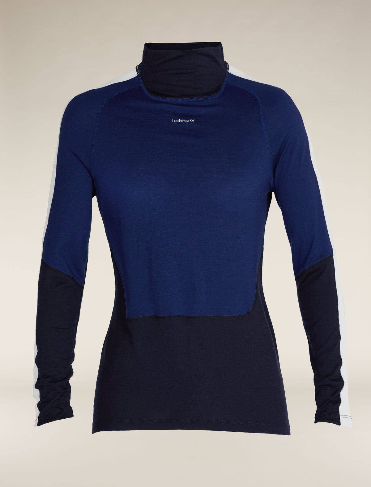Women's 200 Sonebula Long Sleeve High Neck Thermal Top Midnight Navy/Royal Navy - 6